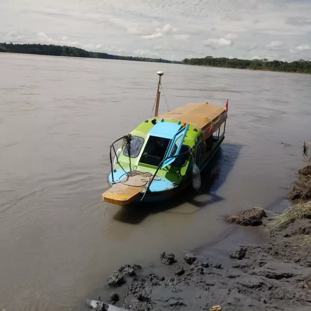 LEVANTAMIENTO BATIMÉTRICO DE 17 KM DEL RÍO MARAÑON – SARAMIRIZA, PARA EL PROYECTO: