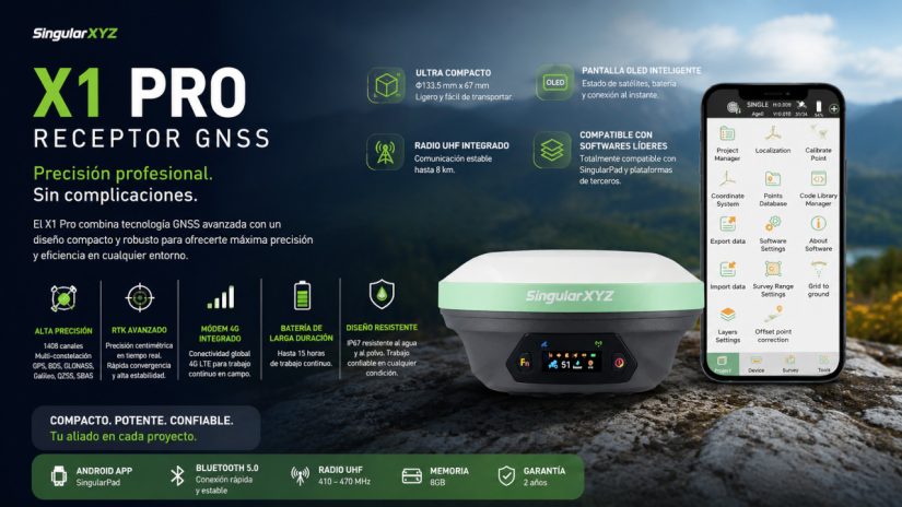 RECEPTOR GNSS X1 PRO