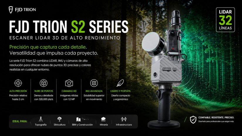 ESCÁNER LIDAR FJD TRION S2 SERIES
