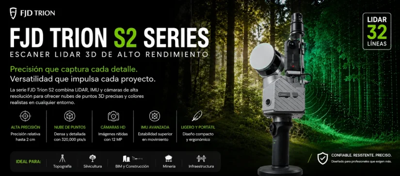 ESCÁNER LIDAR FJD TRION S2 SERIES